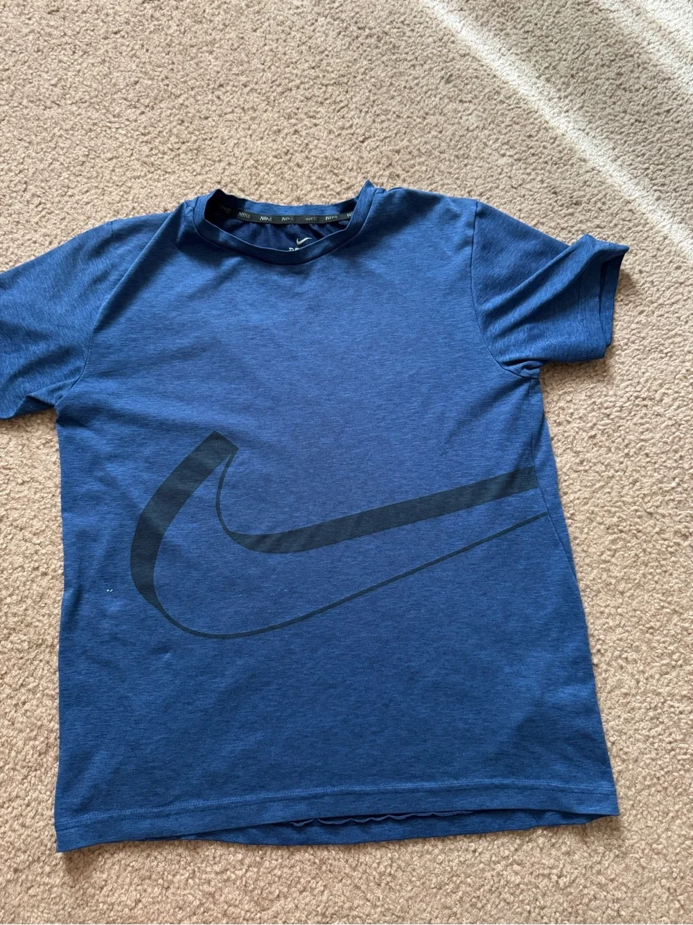Nike Boys Navy Blue Dri Fit Tee